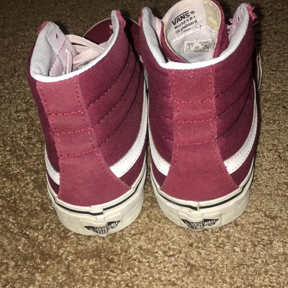 Burgundy VANS - Picture 3 of 4